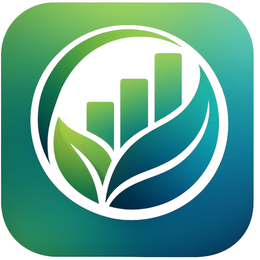 ethicvest logo with growth elements